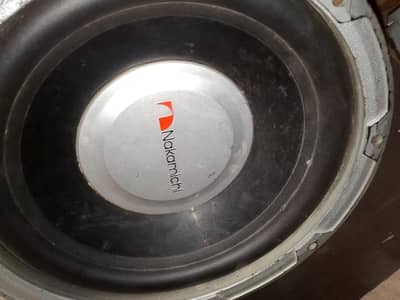 original nakamichii sub woofer  with box  fited
