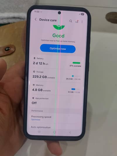 samsung s21 ultra official pta 12/256 screen lines