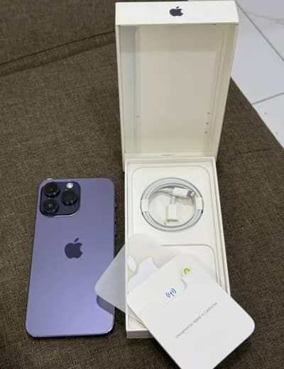 apple i Phone 14 pro max PTA approved 256GB water pack brand new