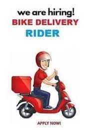 Delivery Riders Required
