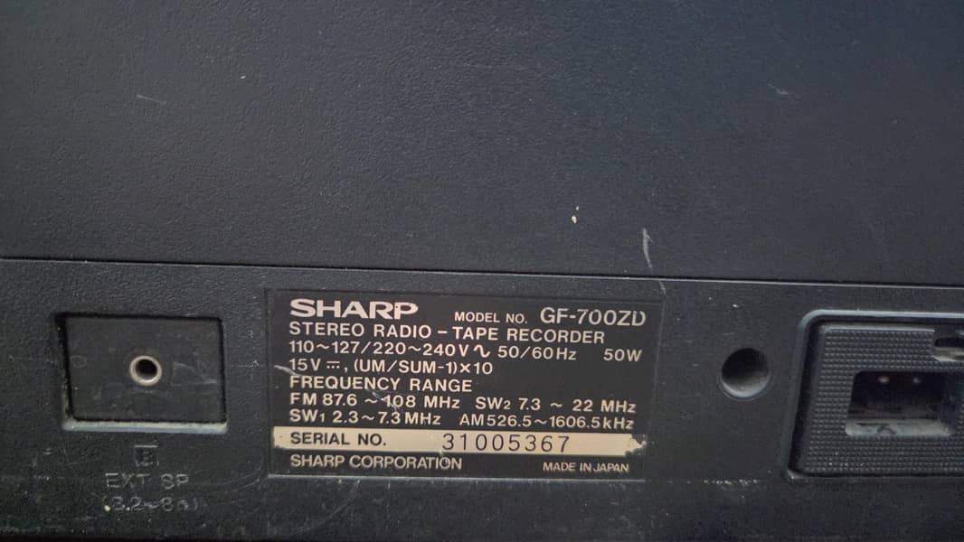 sharp 700 ZD 2