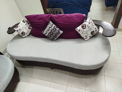 Sofa set with center table