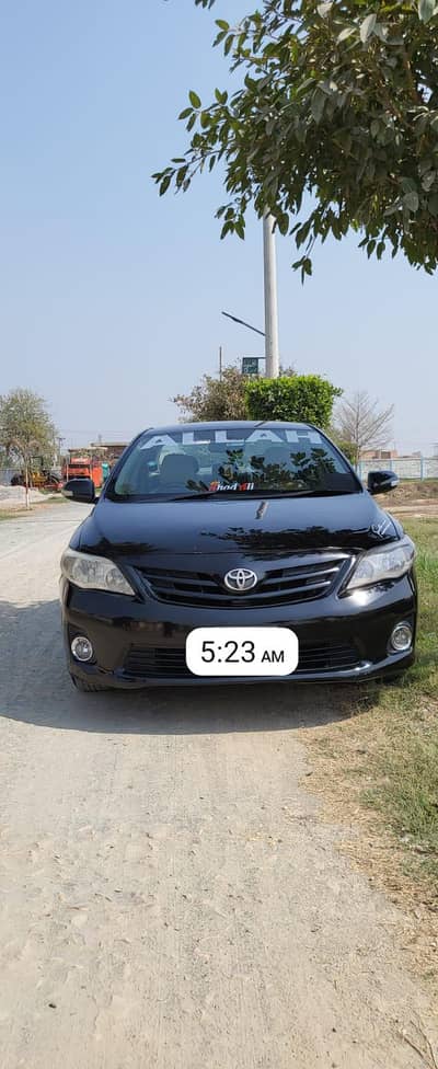 Toyota Corolla 2009 for exchange with Honda city 2005/06+cash required