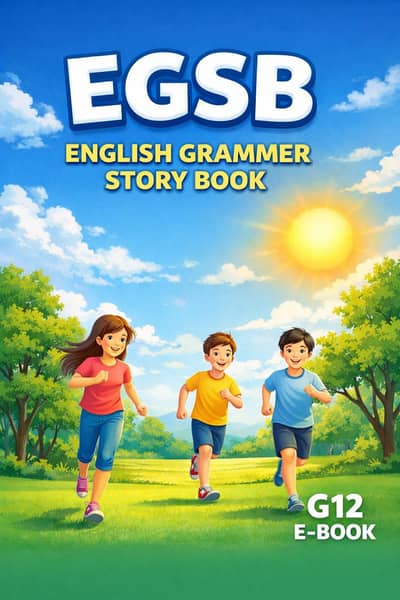 ENGLISH GRAMMER STORY BOOK 52 PAGES 25 STORIES