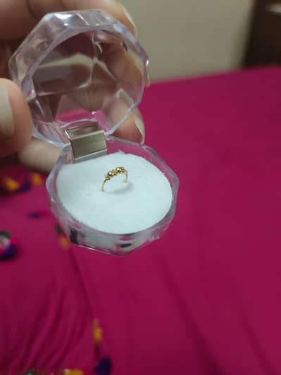 gold nose ring 20 crt