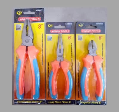 Complete 8-Pcs Electrical & Home Tool Kit ( Brand New) - Heavy Duty