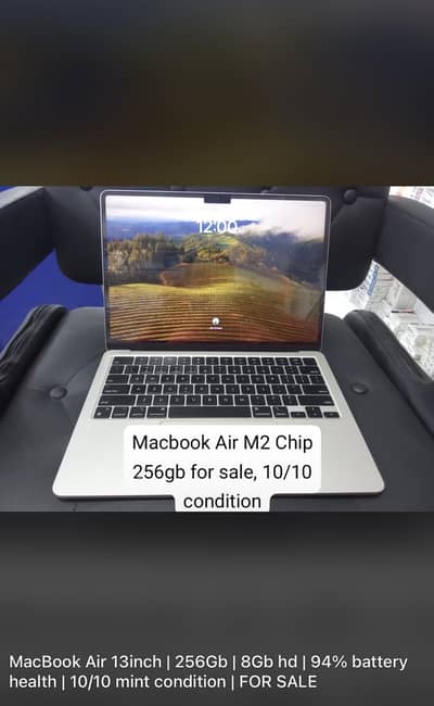 Apple machook air excellent condition