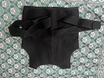 sweat vest jacket.  belly control jacket.