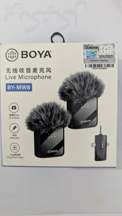 Boya Wireless Microphone BY-MW8