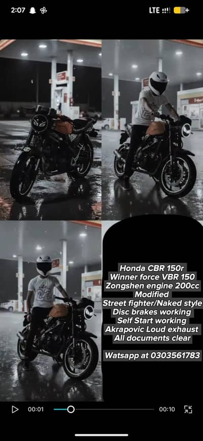 Honda CBR150 200cc