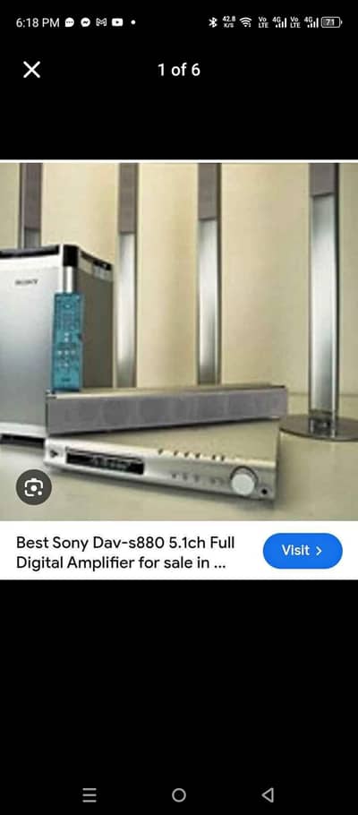 sony sound system 5.1 complete