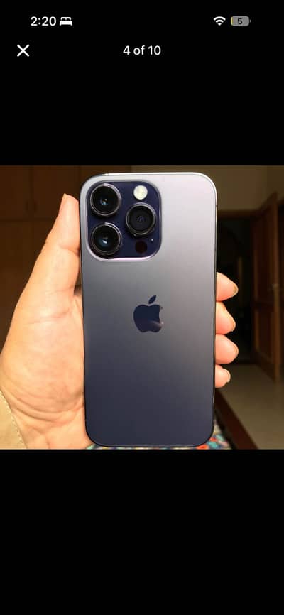 iPhone 14 pro factory 256 gb 4 months sim time
