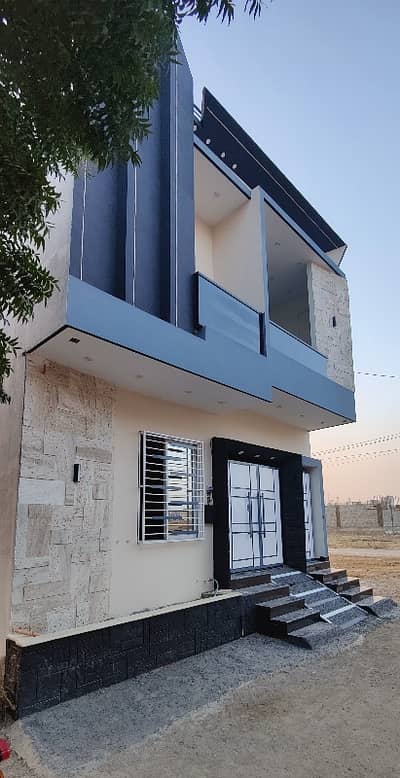 BRAND NEW LUXURY GROUND PLUS ONE HOUSE FOR SALE IN SAADI GARDEN SCHEME 33