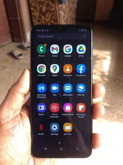 Samsung a20 pta approve 3/32. pannel change he. no box no charger