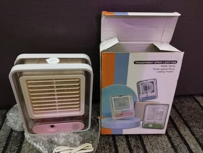 Mini Air Cooler Fan rechargeable | Water Spray Fan | Portable