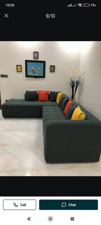 L Shape Sofa 6 Seater