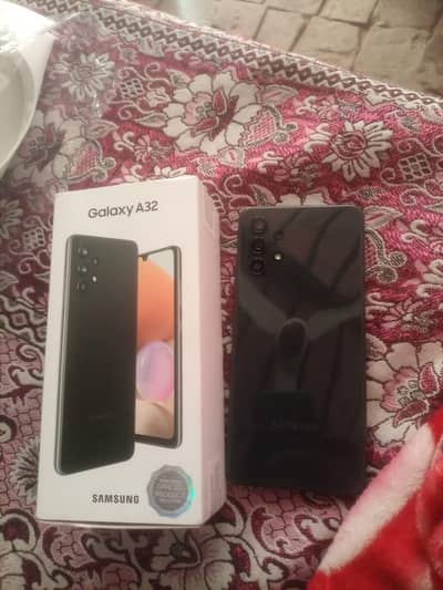 Samsung A32 6/126 box sath he