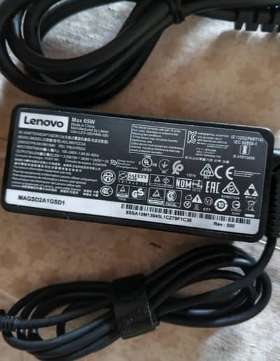 Lenovo Laptop Charger USB-Type C 65W Laptop AC Adapter