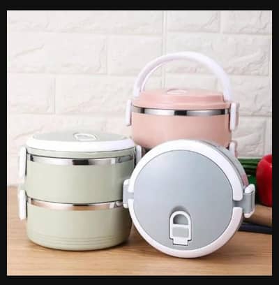 Food Bento Box Stainless Steel 2 Layers Sealed Lunch Box