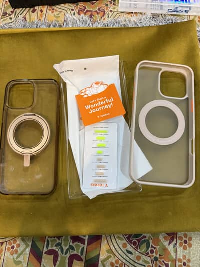 16 pro max. 2X Torras covers one is used one is brand new