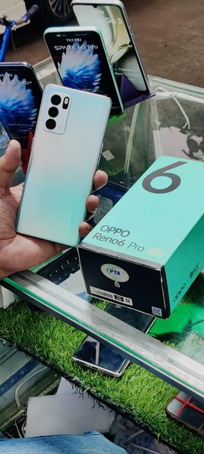 oppo reno 6 pro  5g 12+12 256 10 by 10 60000