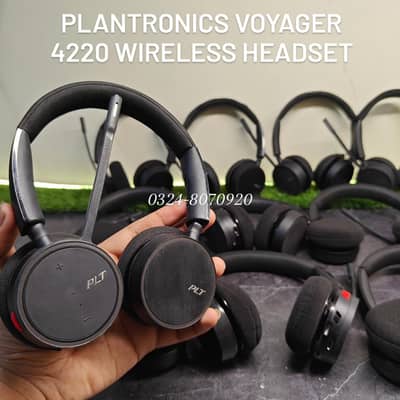 Plantronics Voyager 4220 Wireless Bluetooth Headset - Noise Cancelling