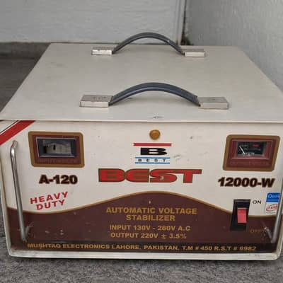 BEST 12000 Watt Heavy Duty Voltage Stabilizer for Sale