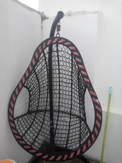 Jhoola Chair –  Strong Metal Frame – Good Condition”