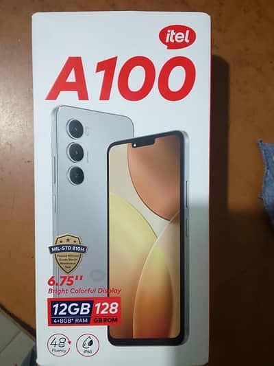 Itel A 100 12/128 10M warranty Complete Box