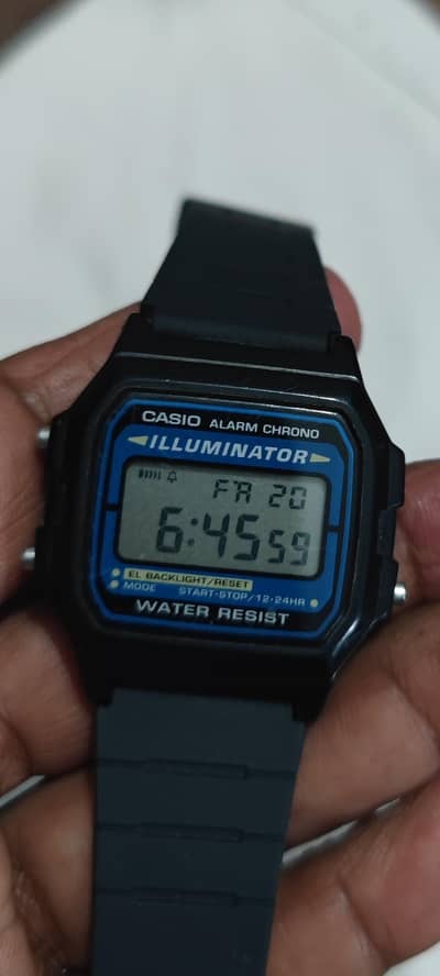 Brand New Casio Illuminater watch Model No A-168 made In Thailand for