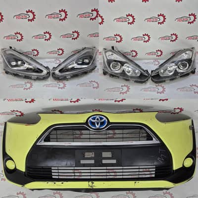 Toyota Sienta Front/back Bumper Head/Tail Light grill Fog Lamp parts