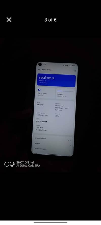 REALME 9I WITH BOX N ORIGINAL CHARGER