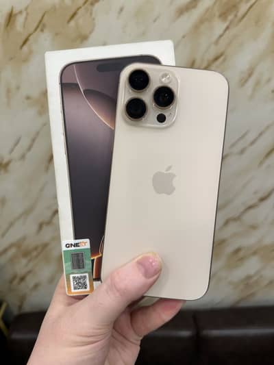 IPHONE 16 PRO MAX - 256gb Storage- PTA Approved