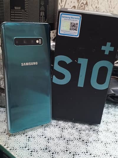 Samsung Galaxy S10+ with Box – 8GB RAM, 128GB, PTA Approved, Dual SIM