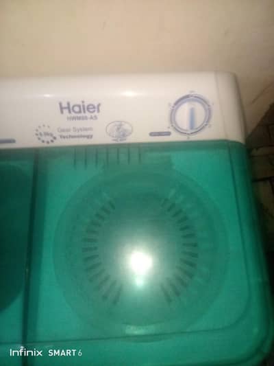 #used new washing machine        It has two main parts .