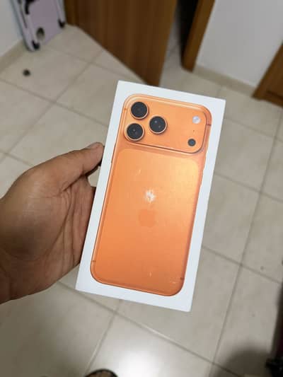 Apple Iphone 17 Pro Max Non PTA - LLA (Orange Color) Only Box open New