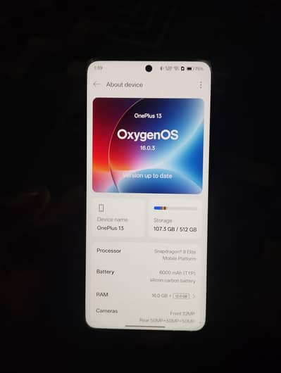 oneplus 13 5g 16gb 512gb complete box non pta