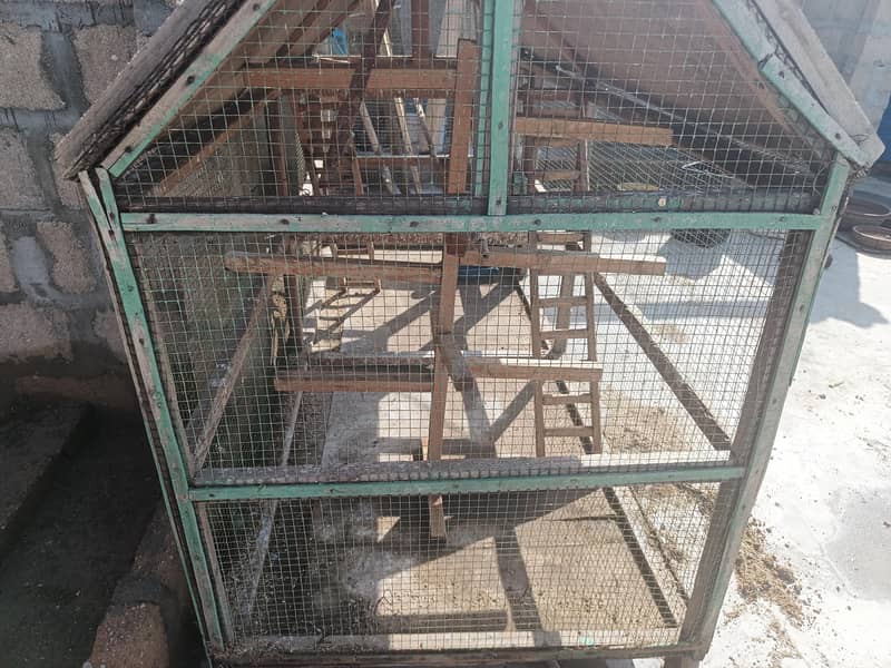 یوز دڑبا سائز چھ بائ تین لو پرائس مٹیریل وڈ ہائی کوالٹی بیسٹ کیج بیسٹ 3