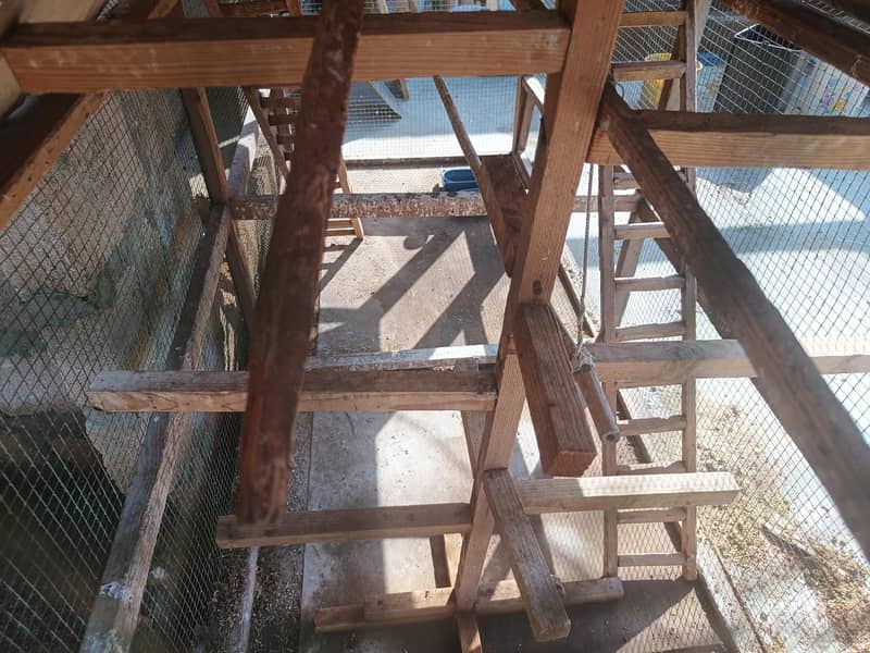 یوز دڑبا سائز چھ بائ تین لو پرائس مٹیریل وڈ ہائی کوالٹی بیسٹ کیج بیسٹ 4