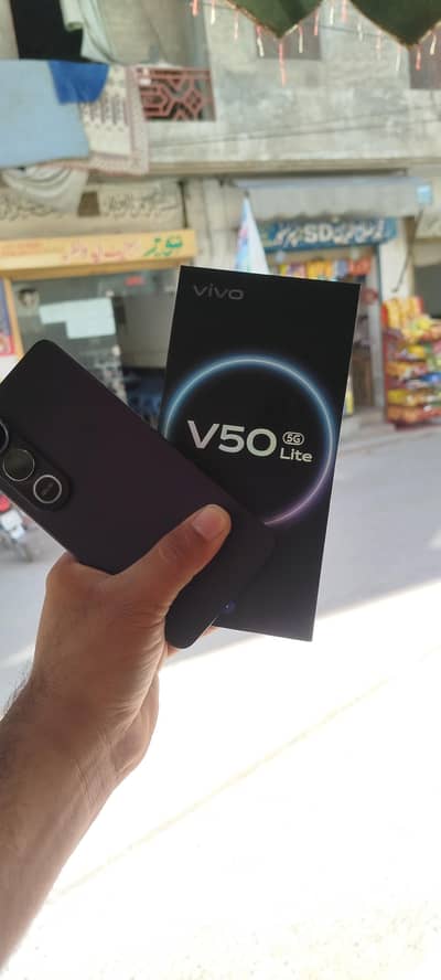 vivo V50 lite 12/256 only call  6 month warranty