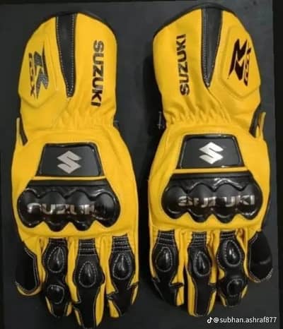 motorbike leather gloves