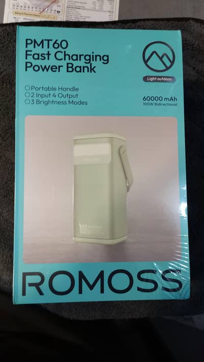 romoss 100w 60000mah portable power station for camping