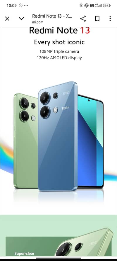 Redmi note 13 8gb 256