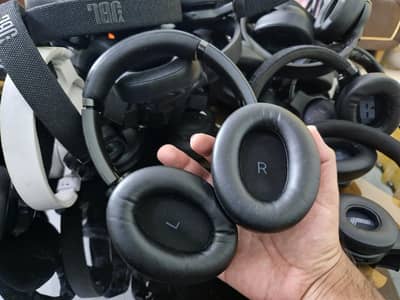 Headphones. . . lots of em;