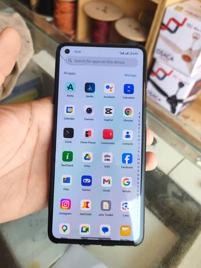 One plus 9 PTA  miner single line full brightness ma Nazar ni ati