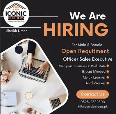 Join Iconic Builders Team! Real Estate Sales Executive Positions Open