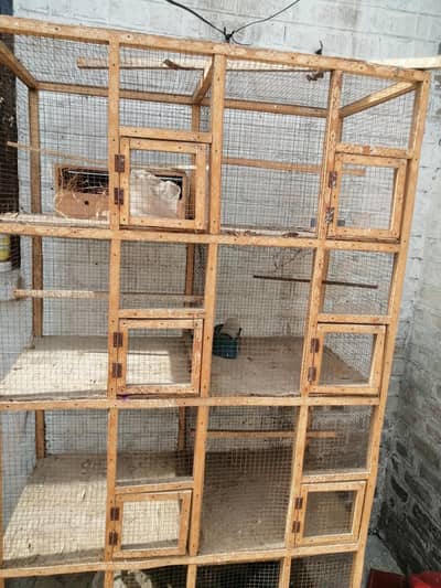 wooden cage