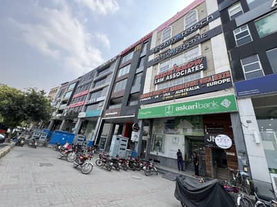 Main Khayaban-e-Jinnah 8 Marla Plaza Guaranteed Rental Coming 19 Lac