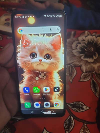 Tecno spark 10C  4.4/128 glass brack only baki all okay