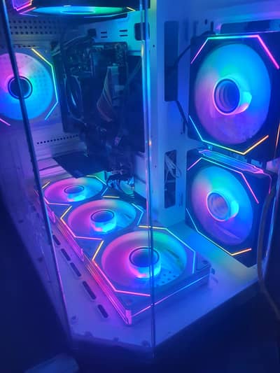 THUNDER GAMING PC CASE WITH 7ARGB FANS NEW CONDITION